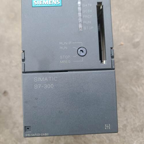 315-1AF03-0AB0 CPU315 PLC控制模块 功能完好外观无划痕议价维修