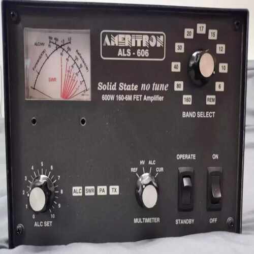 ALS-606 功率放大器 600W 160-6M固态免调射频放大器议价维修