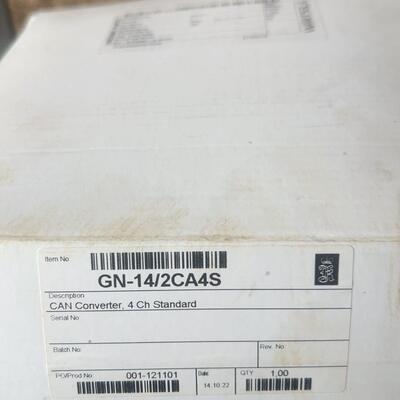 GN-14/2CA4S 康士佰CAN转换器 四通道标准工业工控配件议价维修