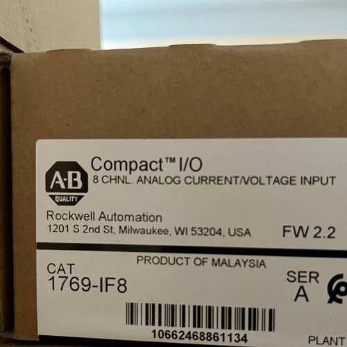 1769-IF8 A-B 8通道电流电压输入工控模块 Compact I/O议价维修