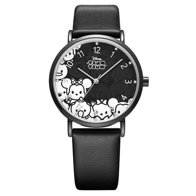 Disney卡通小猪可爱形象石英表可爱女孩学生小表盘腕表229