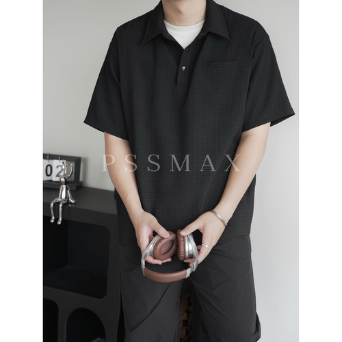 PSSMAX新款工装短袖衬衣T恤男款