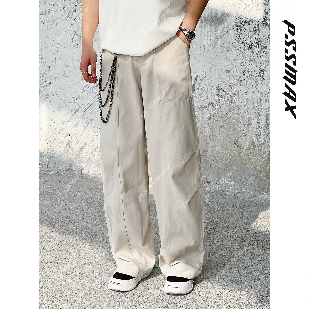 PSSMAX秋冬盐系显瘦休闲长裤