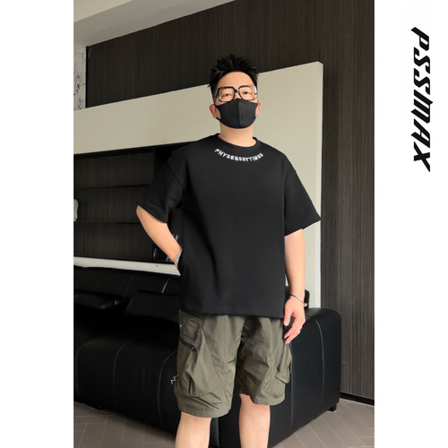 PSSMAX新款夏季宽松短袖T恤男款