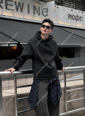 PSSMAX春季美式重磅连帽卫衣男款