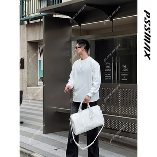 【现货】胖俗俗 PSSMAX【结构折线铆钉】2025秋冬新款长袖卫衣