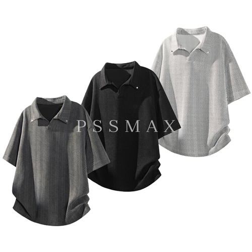 PSSMAX新款宽松休闲短袖T恤男款