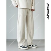 百搭弯刀裤 大码 胖俗俗PSSMAX2026春季 松紧腰宽松简约卫裤 现货
