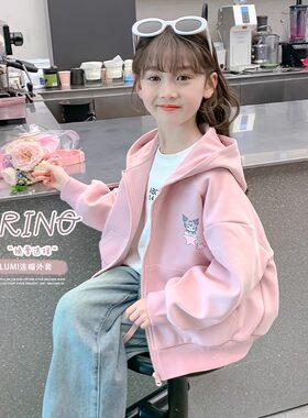 时尚女宝宝秋季外套2-3至4-5-6-7岁半小女孩秋装上衣开衫女童装潮