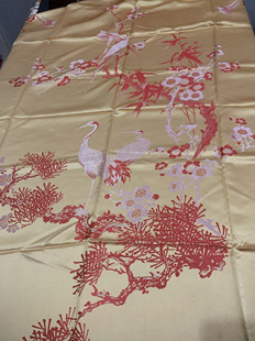 一岚国风真丝老软缎多彩布料 新中式国风