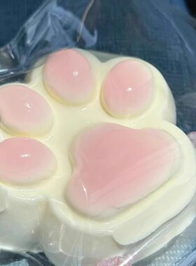 小红书同款奶油腮红超大猫爪捏捏水感硅胶慢回弹解压玩具发泄减压