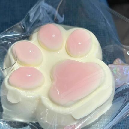 小红书同款奶油腮红超大猫爪捏捏水感硅胶慢回弹解压玩具发泄减压