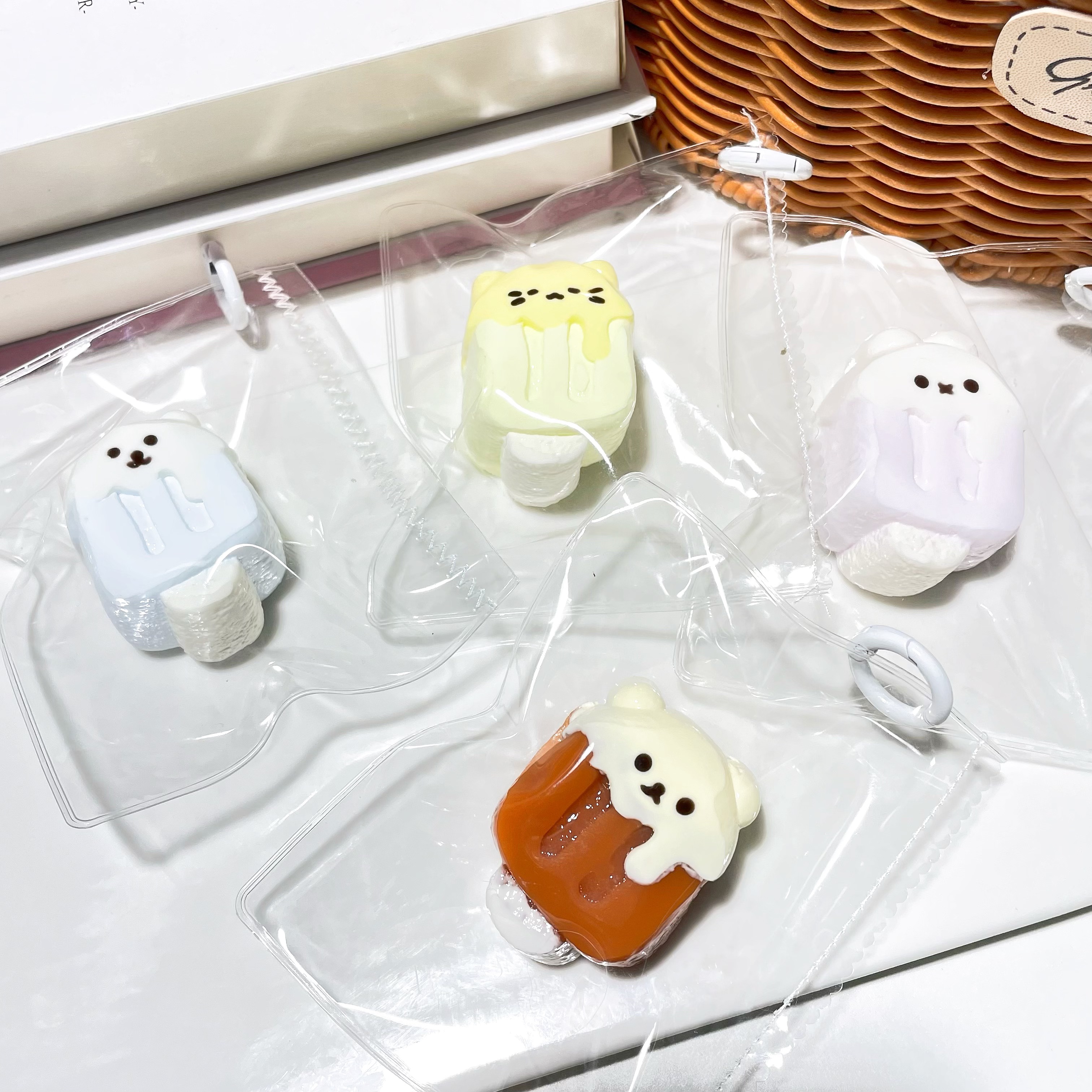 动物雪糕系列捏捏纯手工制作高颜值食品级硅胶小鼻嘎解压玩具捏捏