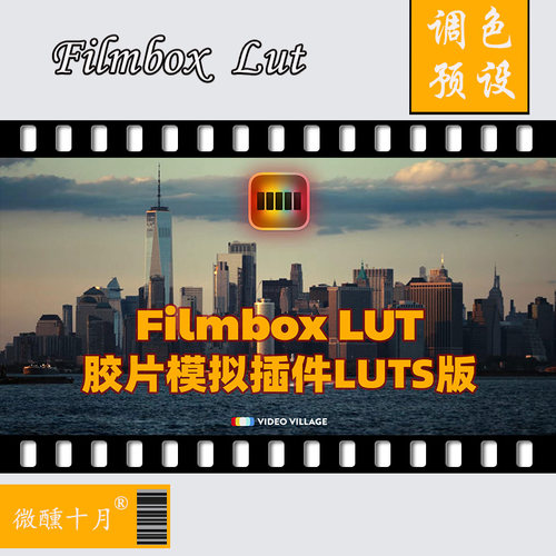 Filmbox Lut 45款热门复古美学电影胶片模拟插件LUT版本+DCTL插件