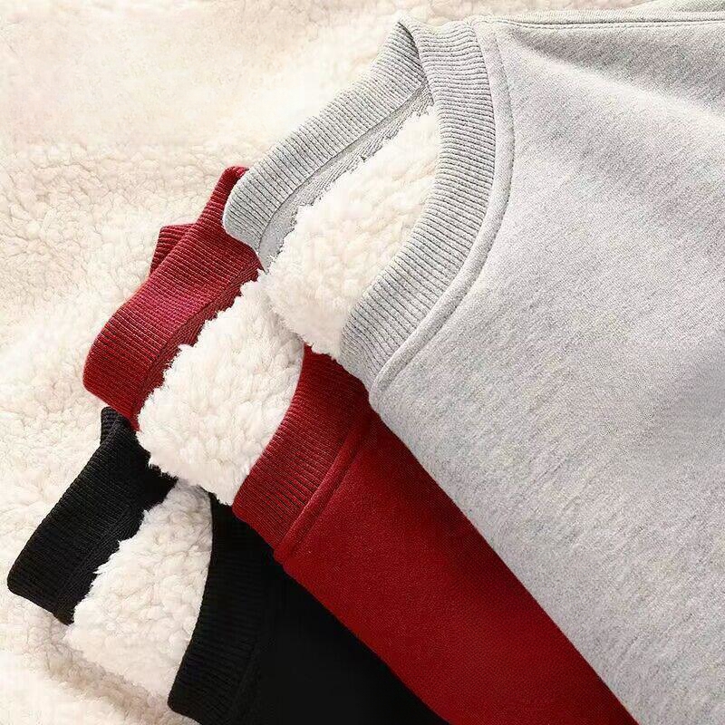 圆领保暖卫衣外套套头