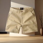 男潮纯棉修身 工装 三分四分裤 2025休闲短裤 夏季 潮牌五分3分4分裤 裤