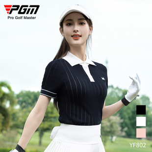 2025高尔夫女装春夏女士球服Polo短袖T恤上衣网球服运动短裙套装