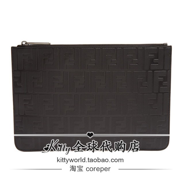 ÕýÆ· Fendi Äаü 18´ºÏĺÚɫţƤӡ»¨ÊÖÄðü