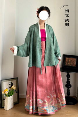 织纱夏季马面裙少女心清凉