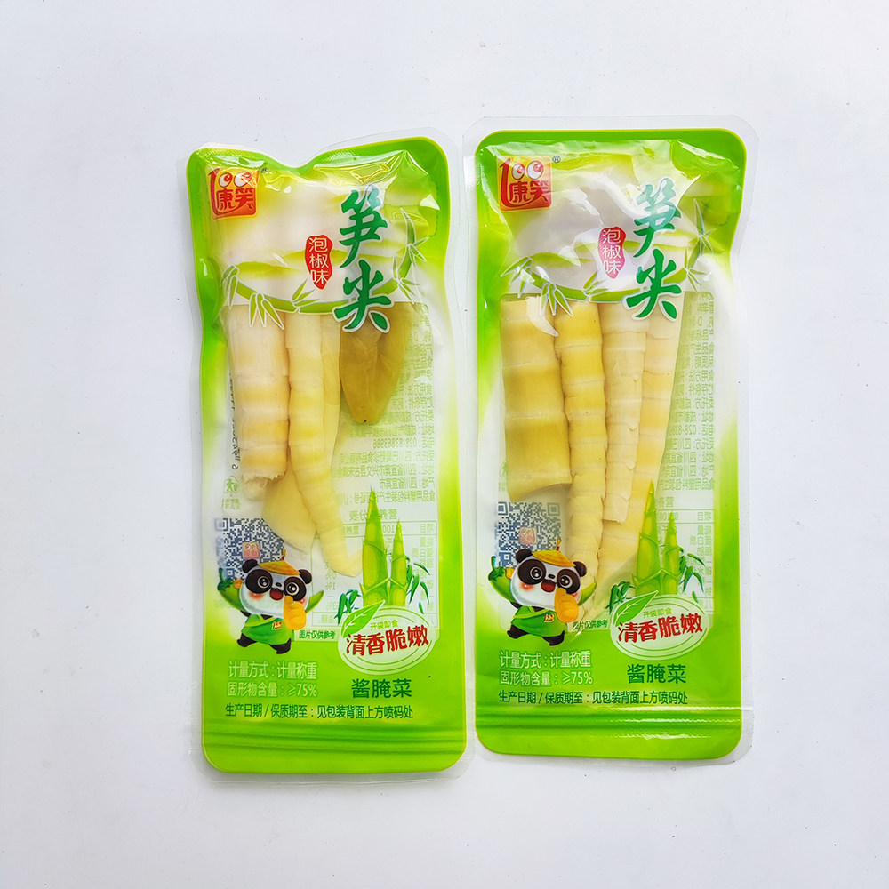 康笑笋尖竹笋脆笋泡椒味清香脆嫩零食品小包装