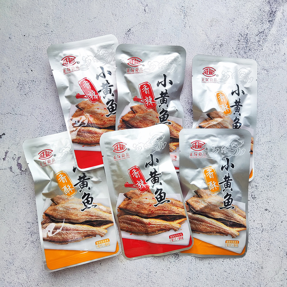 正龙即食香辣香酥零食小吃小黄鱼图片