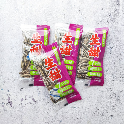 聪明生甜瓜子7分熟青花原味瓜子