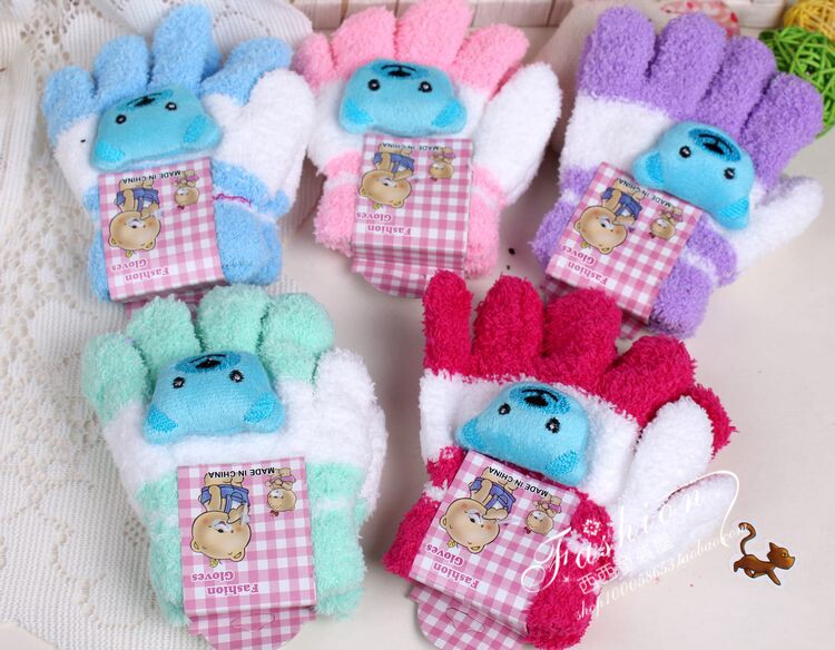 Gants pour enfants en velours - Ref 2147354 Image 3