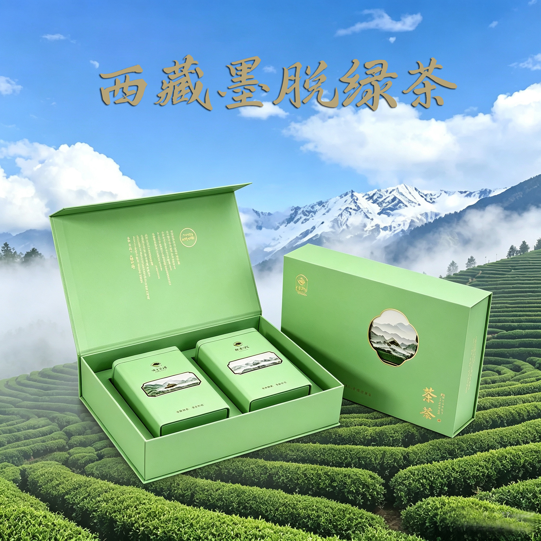 2026新茶西藏墨脱绿茶礼盒一级