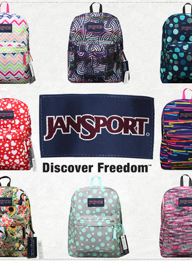 JanSport杰斯伯双肩包官方正品学生书包男女款背包T501特卖花色