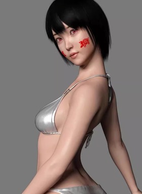 Yuna Character and Hair for G8F 亚洲清纯女学生 (仅体型) IM