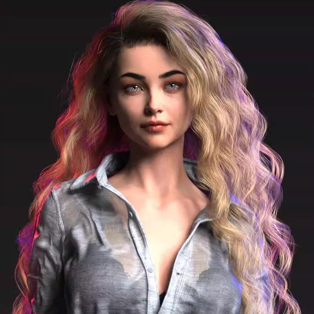 DAZ资源 Yayo HD for G8.1 Female 欧美艳丽女青年 (仅体型) IM