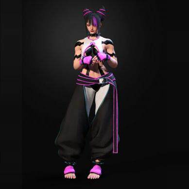 3ddaz.com  Juri for G8F and G8.1F帅酷卡通女生体型,服装 非IM