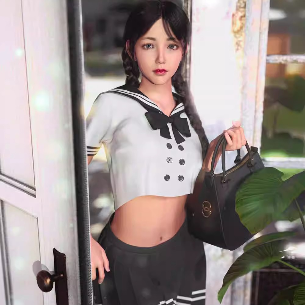 DAZ资源 Liulan for Genesis 8.1 Female 亚洲学生妹(仅体型)[IM]