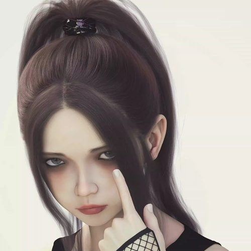 DAZ资源 Sakuya HD for G9 Female 亚洲叛逆美少女 (仅体型) IM