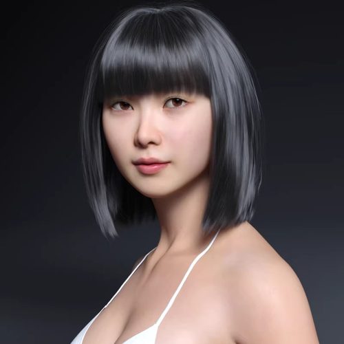 daz资源 DY Jia for G8F  亚洲清纯美少女 (仅体型) [ 非IM ]