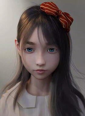DAZ资源 Natsuki Hair for G8F 女孩长发发型(仅发型) [IM]