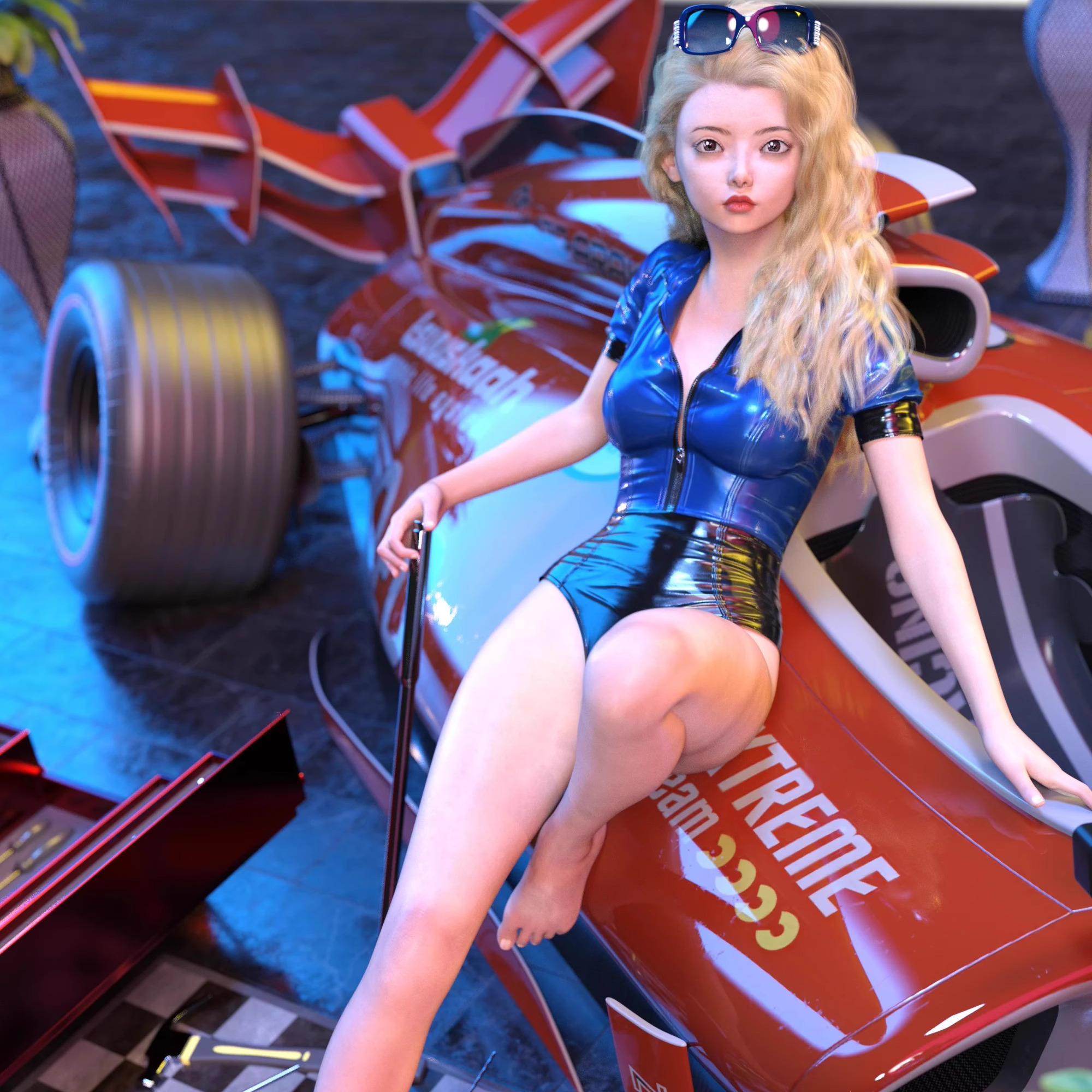 DAZ资源 EG Qiqi HD for G9 芭比女孩体型 (仅体型)  IM