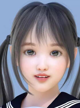 DAZ资源 CNB Lien for G8.1 Female 亚洲小可爱女童 (仅体型)  IM