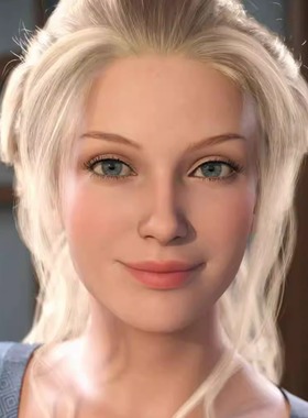 DAZ资源 CHB Fiona and Expressions for G9金发碧眼美女体型[IM]