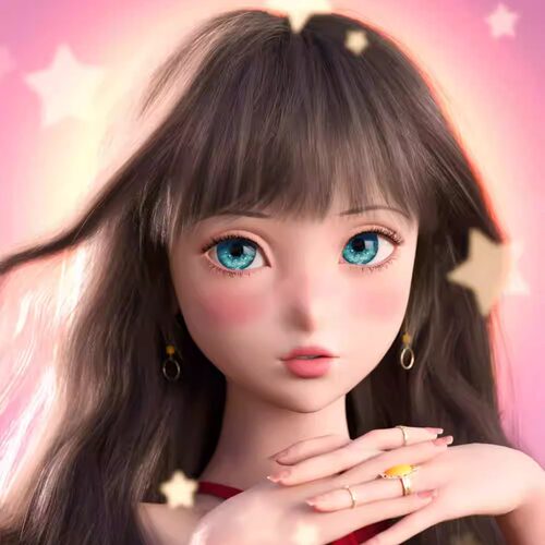 DAZ资源CHB Ruby and Expressions for G9 卡哇伊少女 (仅体型)IM