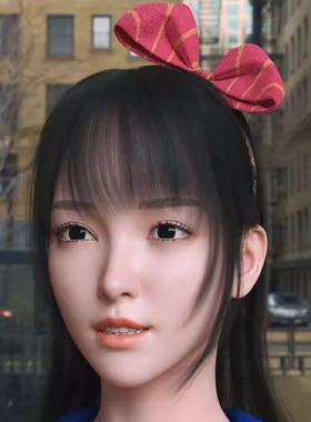 DAZ资源 Sae Character And Hair for G8F 亚洲少女体型及发型 IM