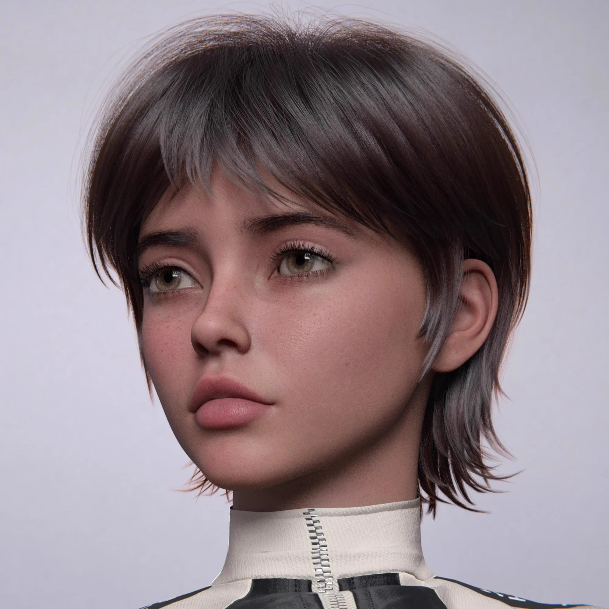 DAZ资源 dForce AK Elegant Hair G9,G8,G8.1 短发 (仅发型) [IM]