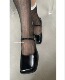 Last 女 复古斜方头浅口粗跟一字扣带玛丽珍单鞋 Official 早秋新款