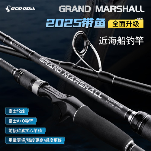 ECOODA\伊酷达新款带鱼竿近海船钓海钓竿竿稍灵敏富士刀鱼海竿