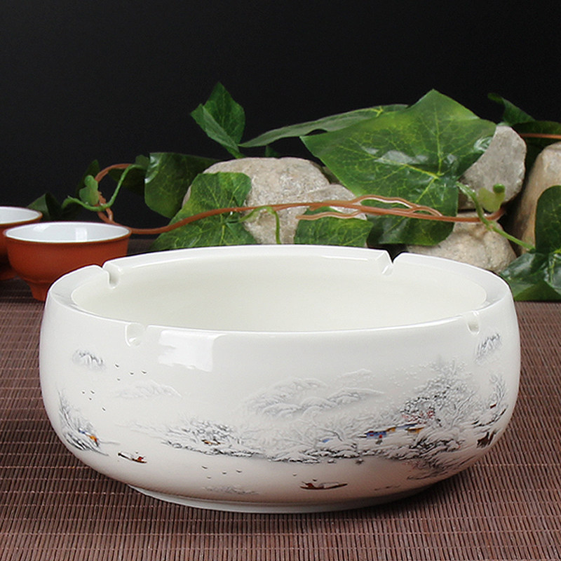 大容量深烟缸客厅茶几茶台新中式