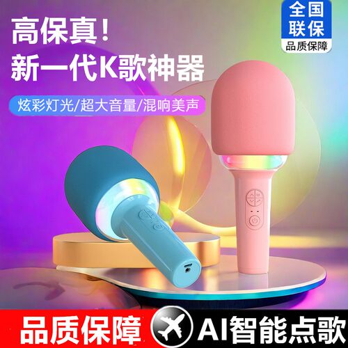 话筒音响一体套装便携麦克风KTV