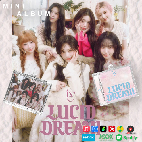 IVE芙应援迷你专辑LUCID DREAM周边NFC钥匙扣CD回归张元英LIZ礼物