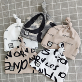 婴幼儿女宝宝包头帽男女套头帽新款 婴儿春秋冬帽子新生儿胎帽潮款