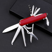 十一开瑞士多功能不锈钢刀具 户外折叠刀礼品刀具 多功能组合小刀