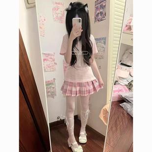 JK原创正版 POLO衫 日系通勤百搭学院风校供收腰刺绣短袖 衬衫